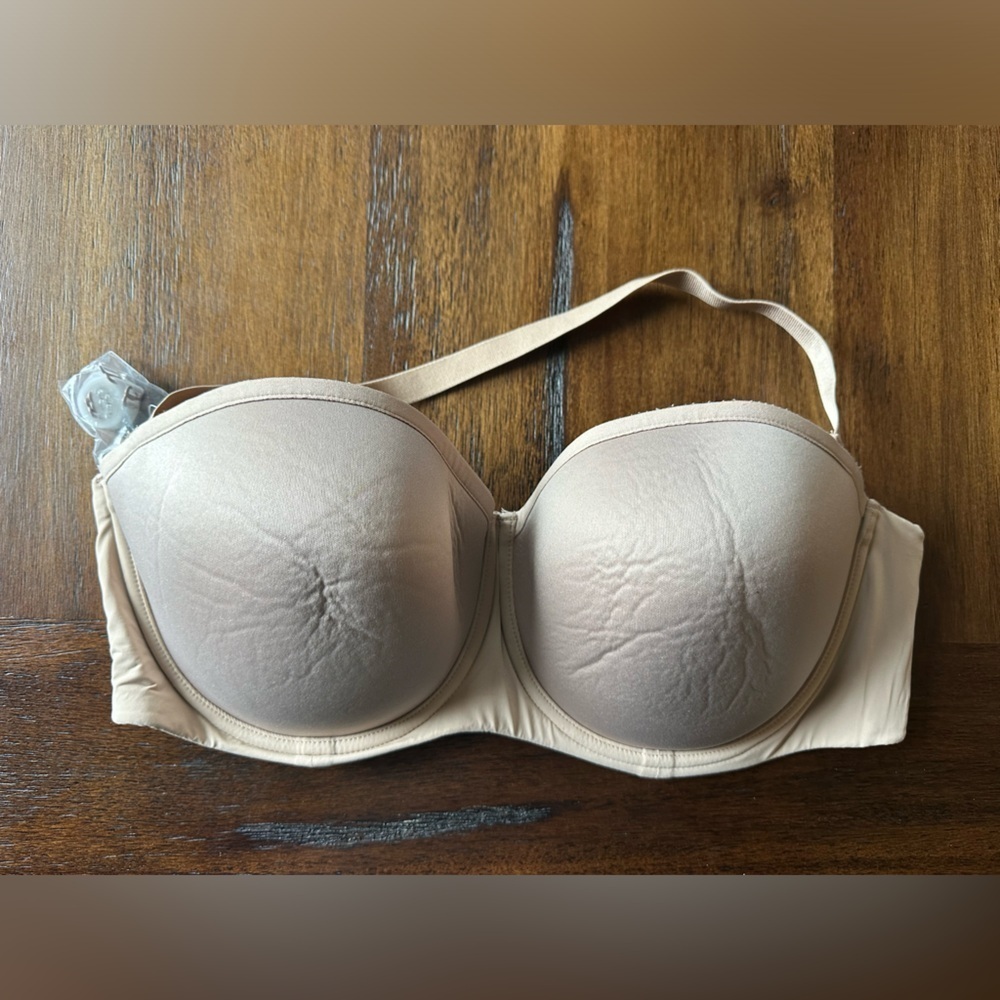 ThirdLOVE Seamless Nude Strapless Bra- size 40C